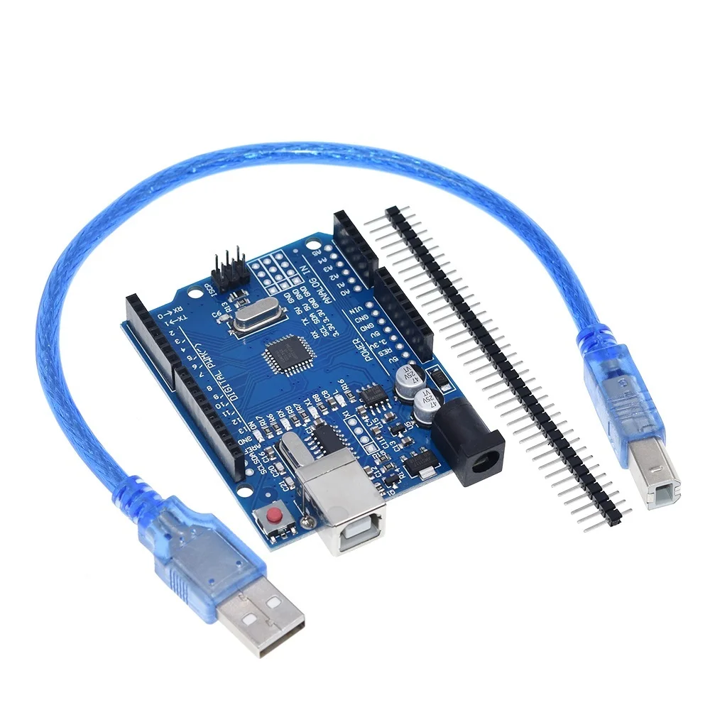 TZT UNO R3 макетная плата ATmega328P CH340 CH340G для Arduino UNO R3 с прямым контактным разъемом