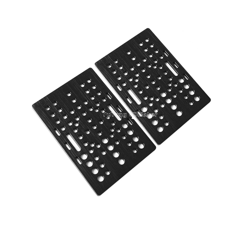 3d принтер openbuilds алюминиевая пластина T3x88x127 специальная скользящая алюминиевая пластина для алюминиевого профиля v-слот козловой пластины(20-80 мм