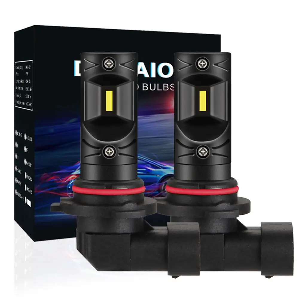 2шт 1200LM 9005 H8 H11 Светодиодный противотуманный светильник 12V H10 H16 EU 5202 H27 880 881 HB3 6000K