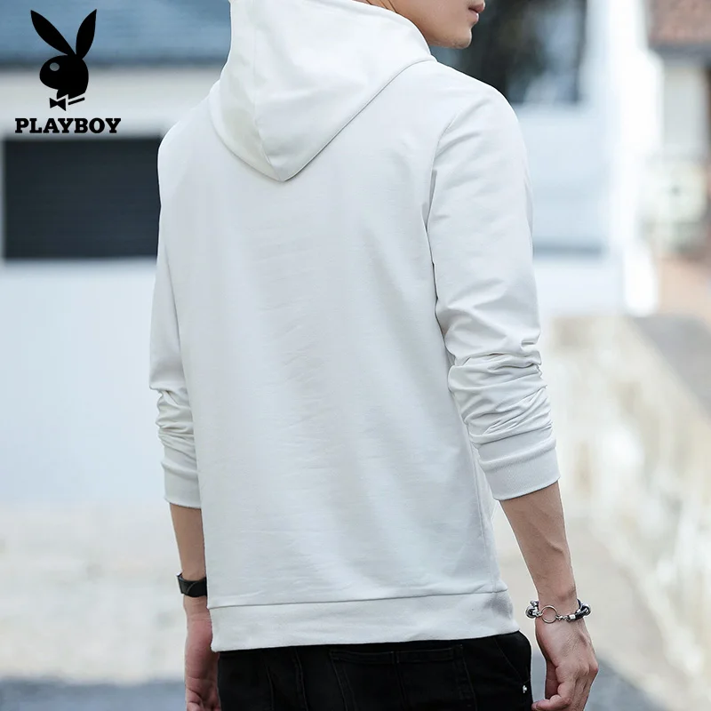 PLAYBOY новые мужские спортивные куртки с капюшоном тренажерные залы Фитнес футболка для бодибилдинга спортивные пуловеры мужские тренировки с капюшоном куртка одежда