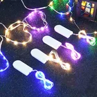 Светодиодный Рождественский мини-светильник из медной проволоки, водонепроницаемая гирлянда с питанием от аккумулятора для свадьбы, Рождества, праздника Вечерние