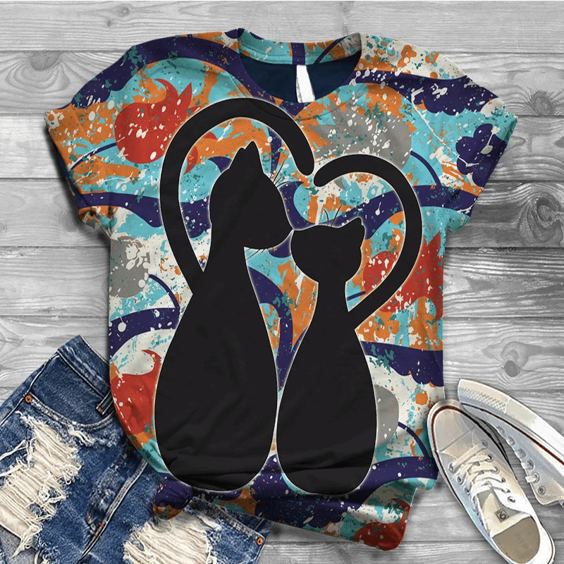 

3D Anime Totoro Animal Printed T Shirt Women Size S-4XL O-Neck Short Sleeve Tees Summer T-Shirt Casual Tops