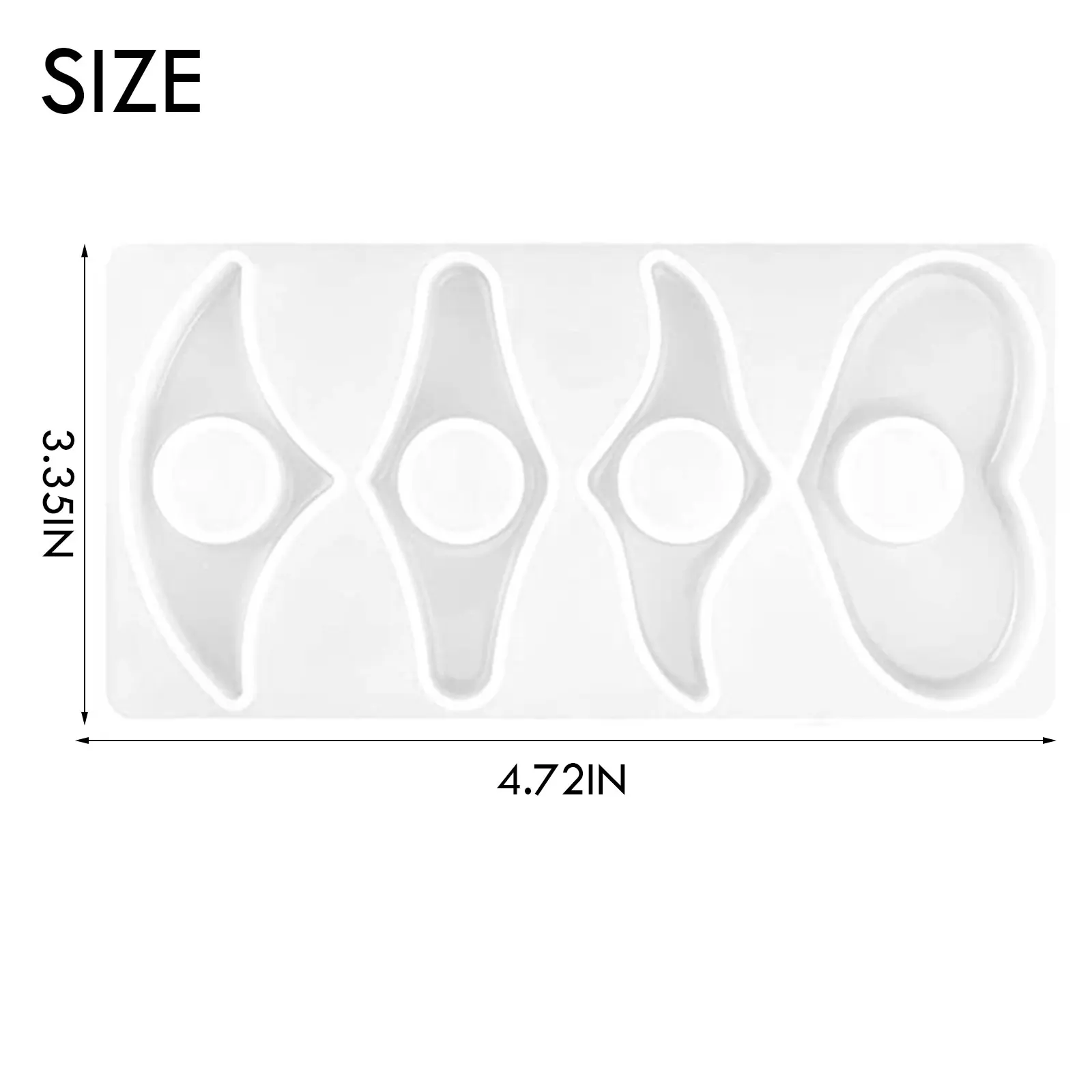 

Book Page Holder Crystal Epoxy Resin Mold Handmade Thumb Bookmark Silicone Mould DIY Crafts Reading Accessories Casting Tools