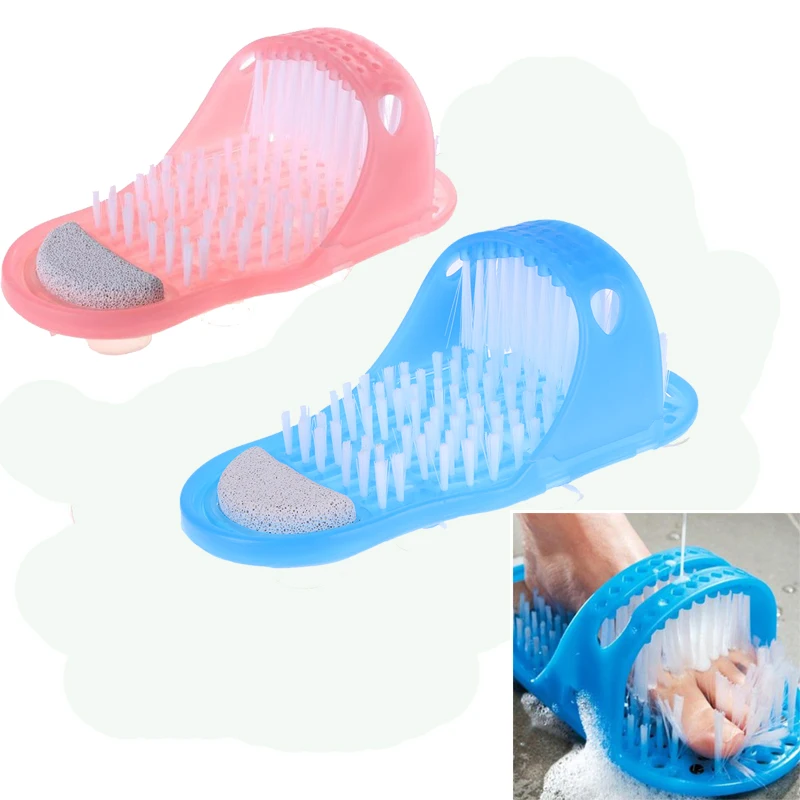 Пластик для душа и ванной пемзовый камень скребок ног душ щетка стоп массажер
