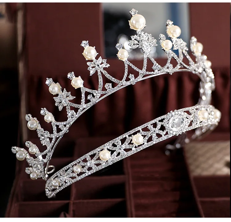 

Bride's Headgear Double-Layer Atmospheric Crown Headband Beautiful Wedding Hair Accessories Wedding Crown Accessories Women