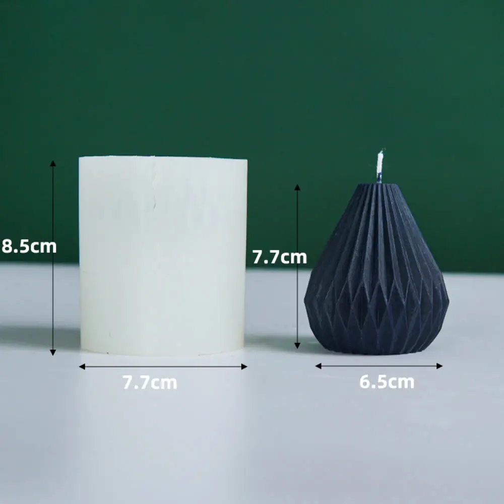 

Геометрическая форма «сделай сам», форма для свечи, простая линия, модель воска, украшение для дома, форма груши, d свеча, силиконовая форма