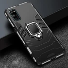 Чехол для Honor View 30 Pro, армированный чехол из поликарбоната с металлическим кольцом-держателем, чехол для телефона Honor View30 V30 V 30 Pro, чехол, противоударный бампер