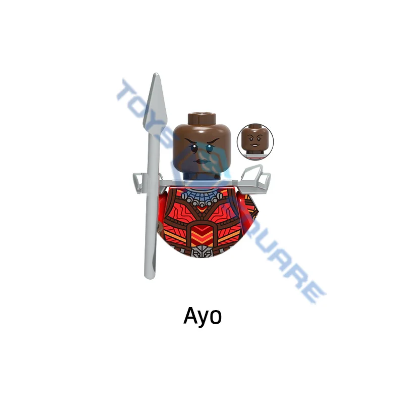 The Pepper Groot Spider Iron Ayo Okoye War Supergiant Machine Man модель строительных блоков кубики MOC набор