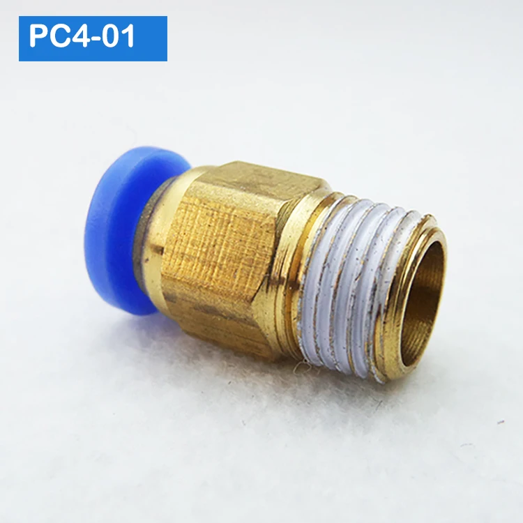 10 шт. BSPT PC6-01 PC6-02 PC8-02 PC4-m5 PC10-02 воздуха коннектор мужской шланг фитинги прямой пуш-ап в фитинги для пневматического соединения