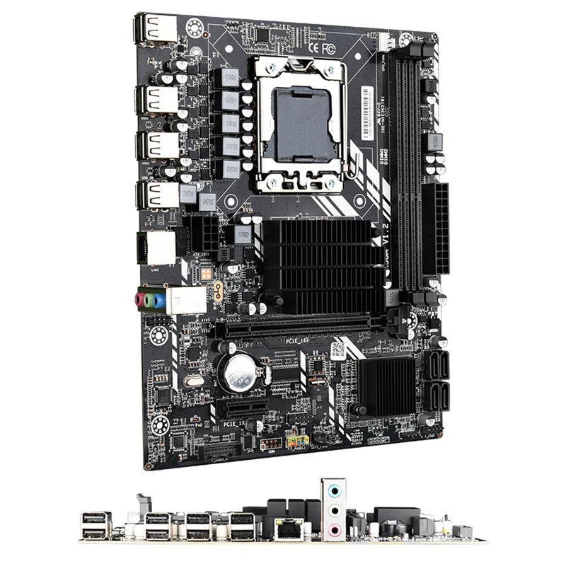 Компьютерная материнская плата X58M 2 0 1366-Pin ЦП Xeon X5650 5670 поддерживает DDR3 ECC память