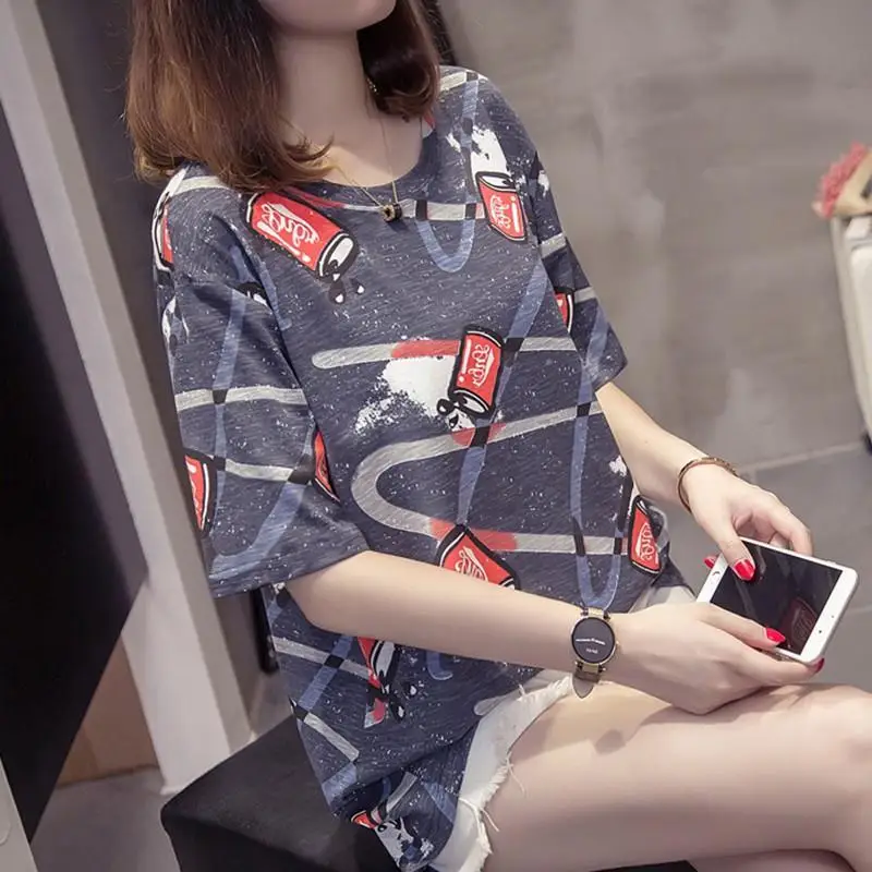 

Женская тонкая футболка с коротким рукавом, летняя рубашка большого размера без подкладки, модель 2021 года