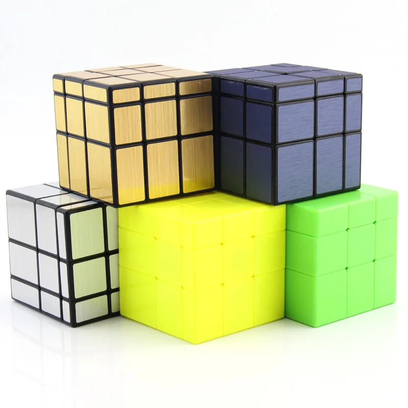 QiYi Cube Mirror 3x3x3 Magic Cubes Professional Toy Speed Game Adult Children Puzzle Educational Game Exercise Brain Smooth