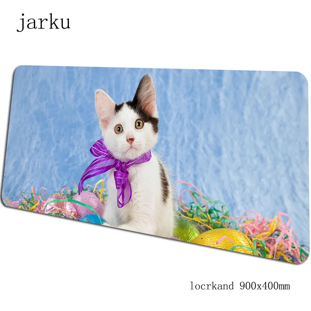 Кошки геймерский коврик для мыши 900x400X3 мм игровой коврик для мыши большой Леопардовый Подарочный блокнот аксессуары для ПК ноутбук Лев падмаус эргономичный коврик