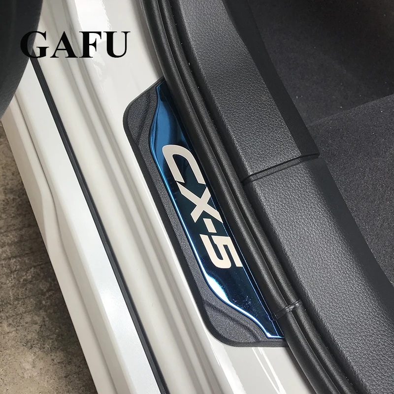 Аксессуары для Mazda CX 5 CX5 2020 2019 2018 2017 2015 автомобильные накладки на пороги из