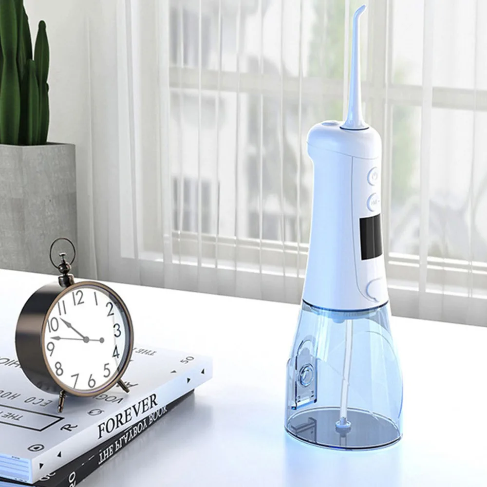 

1 set of Water Oral Irrigator Flosser Electric Tooth Care Teeth Cleaning Tool