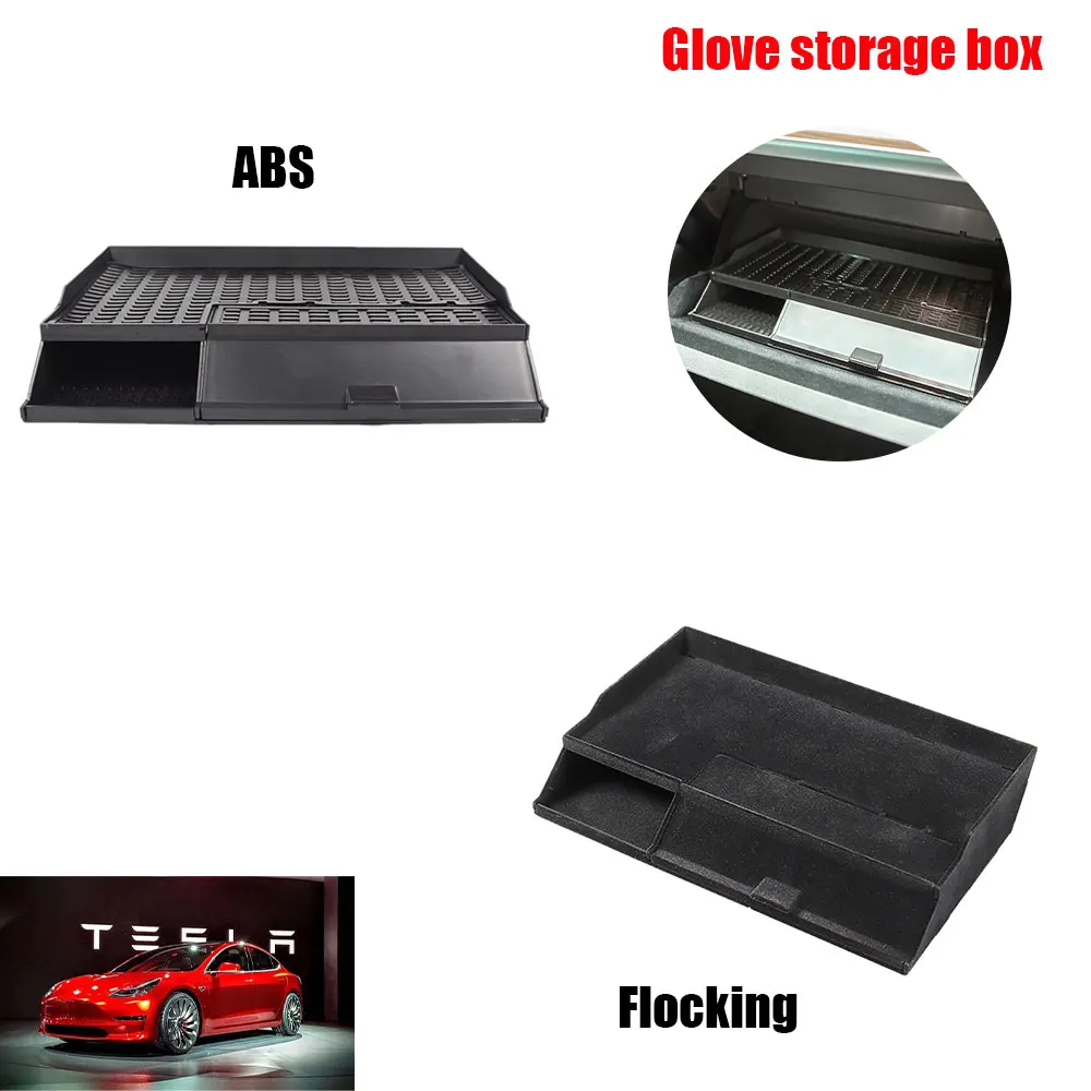 

Ящик для перчаток Tesla Model 3 17-23 из АБС-пластика, нескользящий, 2 вида