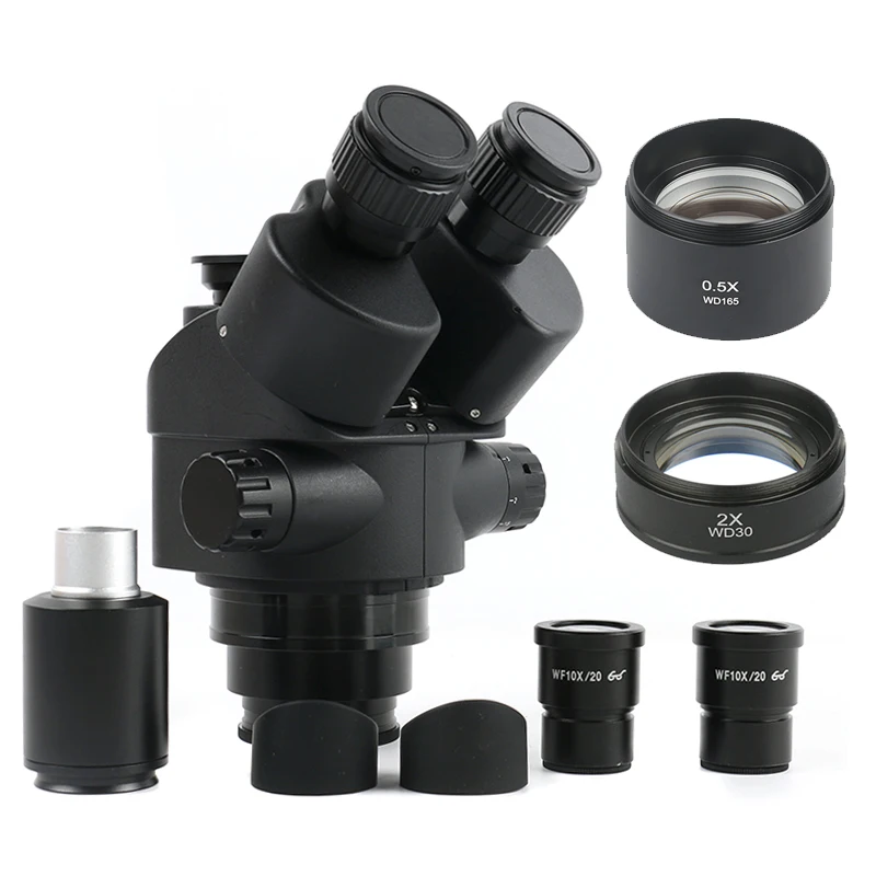 Simul Focal 3,5-90X непрерывный зум Тринокулярный Стерео микроскоп головка WF10X-20 окуляра резиновые глазки