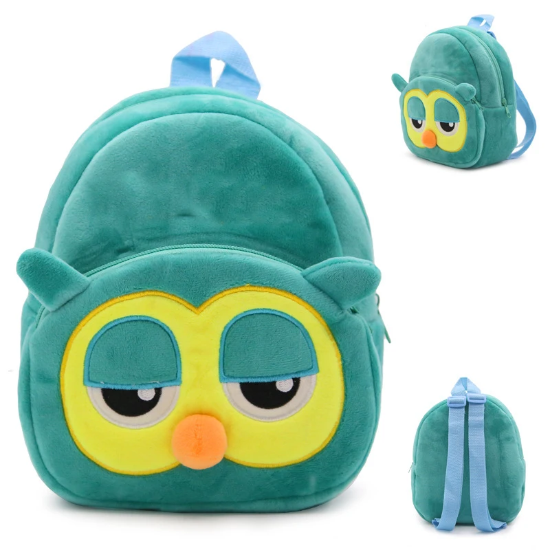 s owl Детские рюкзаки с объемными животными для маленьких девочек и мальчиков, школьный рюкзак для детей с рисунком пингвина, рюкзак для детского сада, игрушки, подарки, школьные сумки - Цвет: s owl
