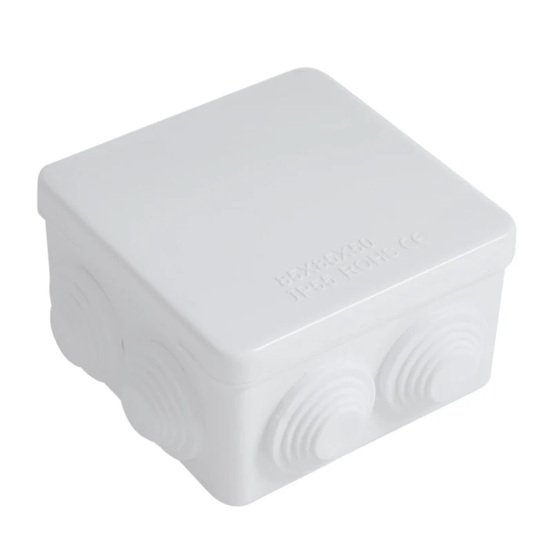 Акция! Водонепроницаемая квадратная распределительная коробка ABS IP55 плоский