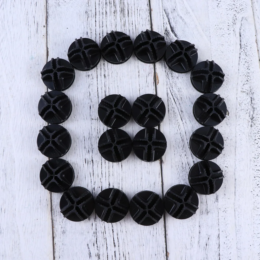 

20 Pcs Wire Cube Connectors for Cube Storage Shelving and Cabinet Modular Organizer Closet Clasp Buckle Clip (Black)