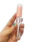 Пустой тюбик для блеска для губ, 52030100 шт., 5 мл, Baby Pink Purrple cap, сделай сам, флакон для бальзама для губ, подводки для глаз, оптовая продажа, косметический упаковочный контейнер