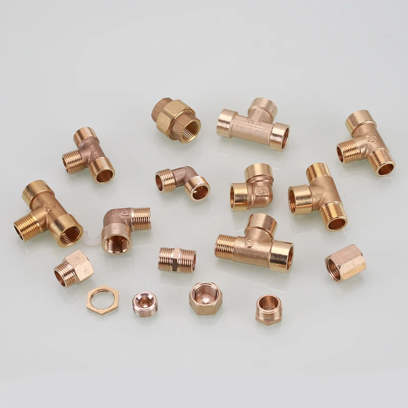 

3/8 ''Brass Pipe Fitting BSPMale / Female Thread90 Degree, Coupler For Water, Fuel And Copper, Equal Adapter / Reducer Seal