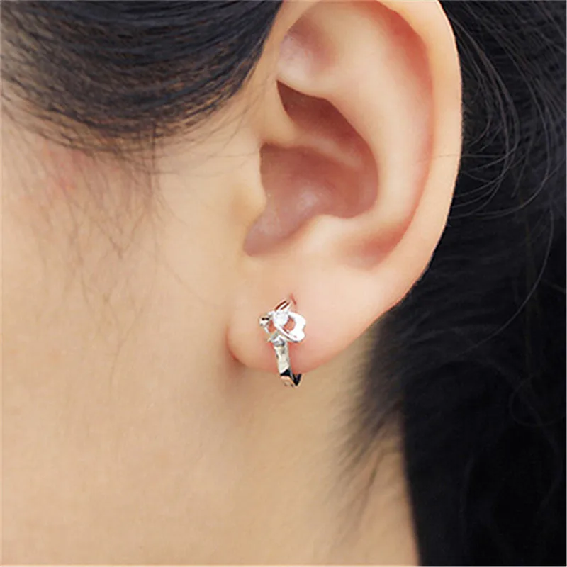 Женские серьги ювелирные изделия винтажные циркониевые в форме цветка