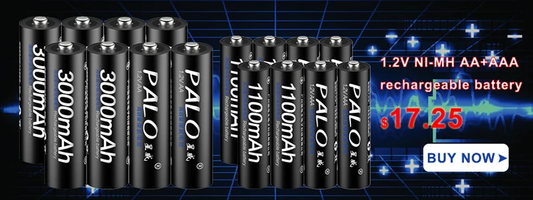 PALO 3,7 V 18650 зарядное устройство с функцией power Bank для 1,2 V A AA AAA SC 3,7 V 18650 26650 14500 литий-ионные аккумуляторы