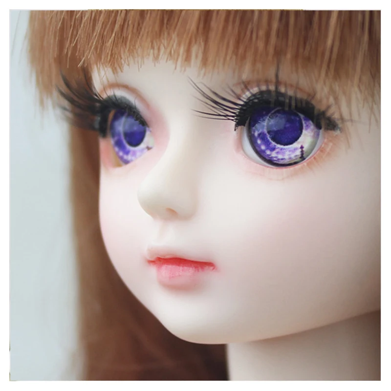 Кукольные глаза для шарнирных кукол 14 мм 16 18 4 цвета 1/8 1/6 1/4 1/3 BJD SD DD аксессуары