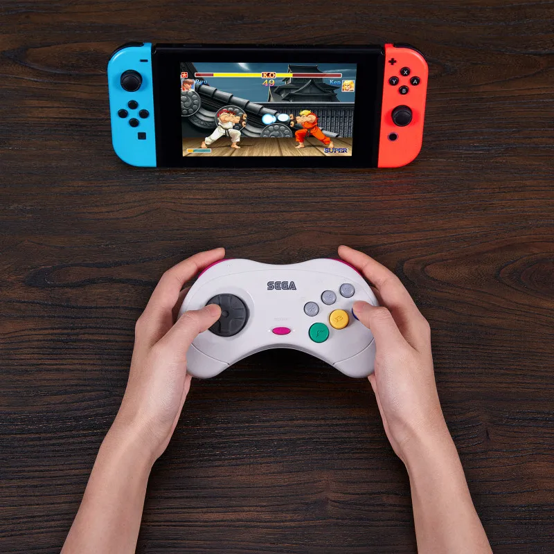 8bitdo Mod Kit для оригинального Sega Saturn Bluetooth геймпад MD контроллер Windows Android macOS Nintendo