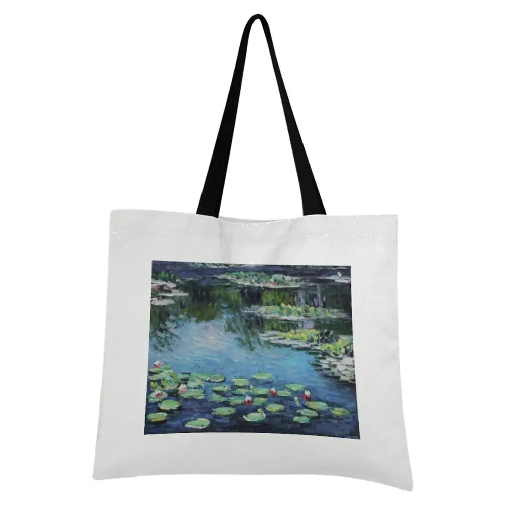 

Женская тканевая сумка для покупок Ван Гога, экологически чистая Складная Экологически чистая многоразовая Сумочка на плечо для продуктов