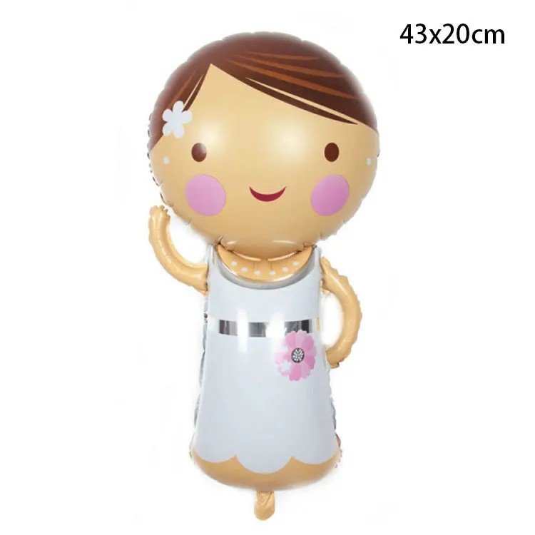 

Bride and Groom Balloon Valentine's Day Wedding Room Decoration Cartoon Bride and Groom Aluminum Foil Balloon Wholesale