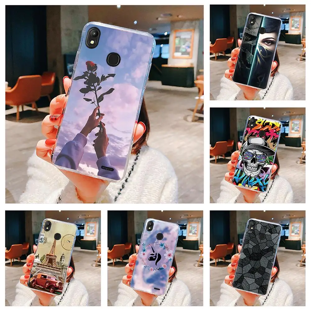 Милый чехол для телефона мужчин Infinix Smart 2 HD/X609 мультяшный противоударный Прочный