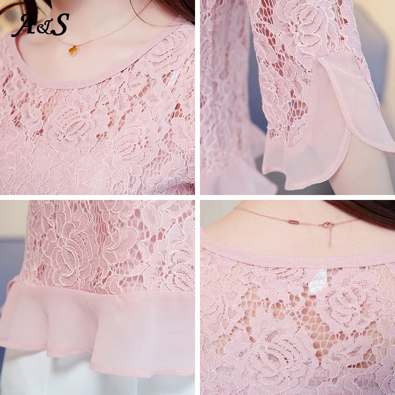 

Anbenser Sexy Lace T-Shirts Slim Fit Big Size O-Neck Loose Casual Streetwear Women Tshirts Summer t-shirt Women Tee Shirt Femme