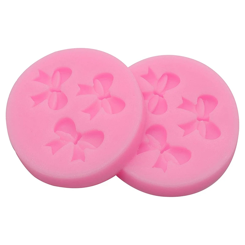 

Silicone Mold Bow Bowknots Fondant Mold Candy Chocolate Baking Tools Cake Decorating Toppers Decorations Tools