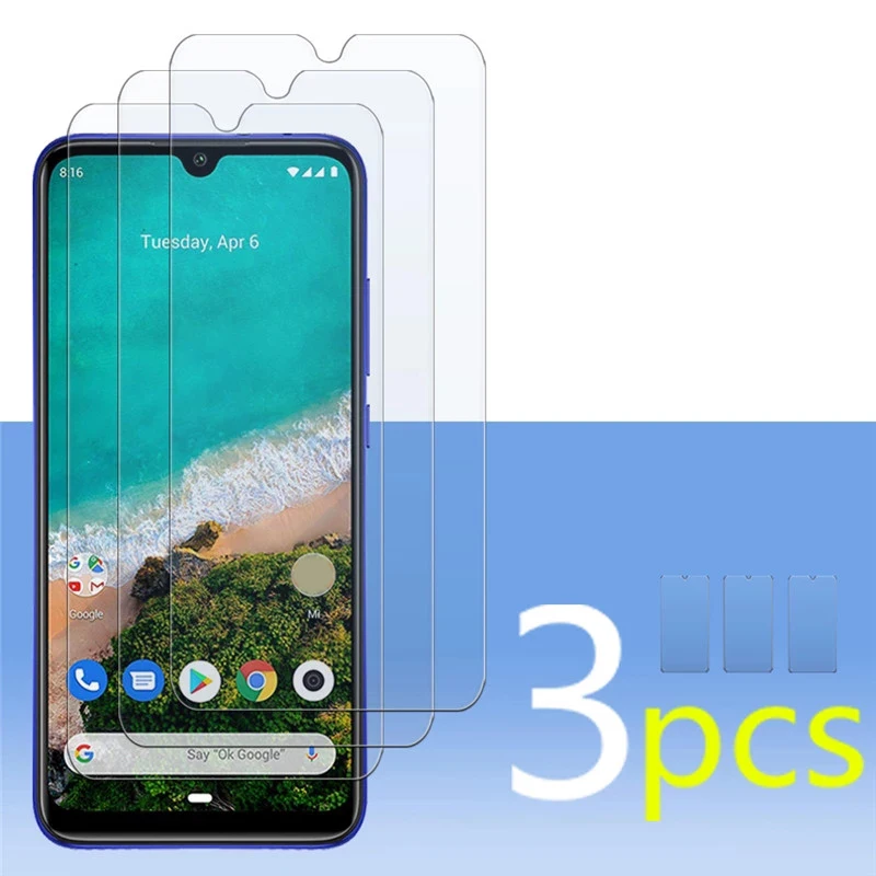 

3pcs on for xiaomi mi a3 a 3 glass mia3 3a protective film xiaomia3 mi3a screen protector xiomi xioami sheet tempered glas 9h hd