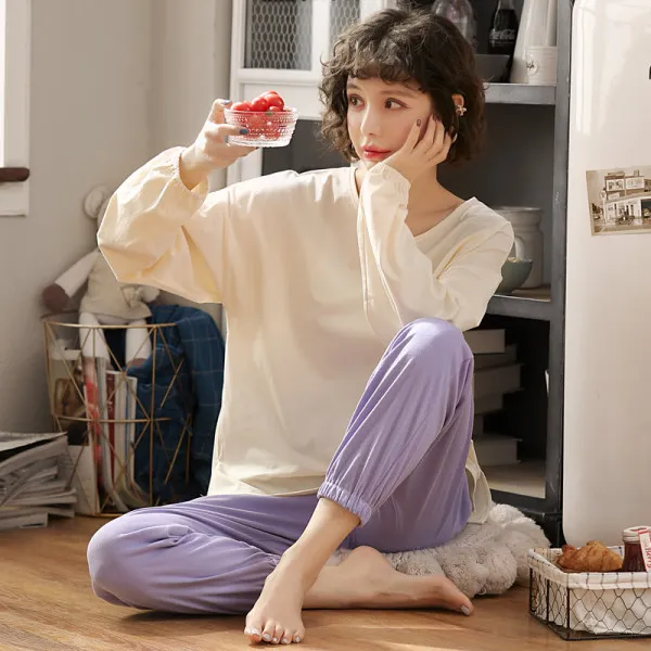 2021 Spring Autumn New Products Lovely Japanese Short Sleeve  Pajamas Women's Home Wear 2Pcs Set Female Sleepwear Nightwear