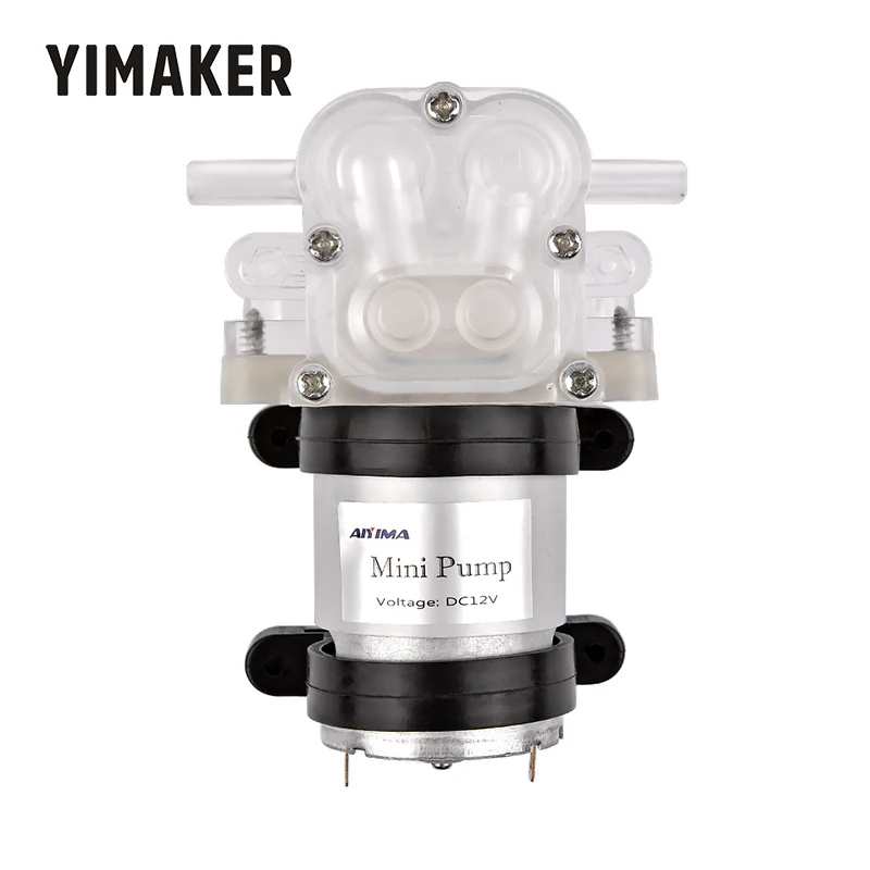 YIMAKER микро 545 водяной насос DC12V 24V RO мембранный очиститель воды Самовсасывающий 2 точки мембранный насос сироп Кокс насосы