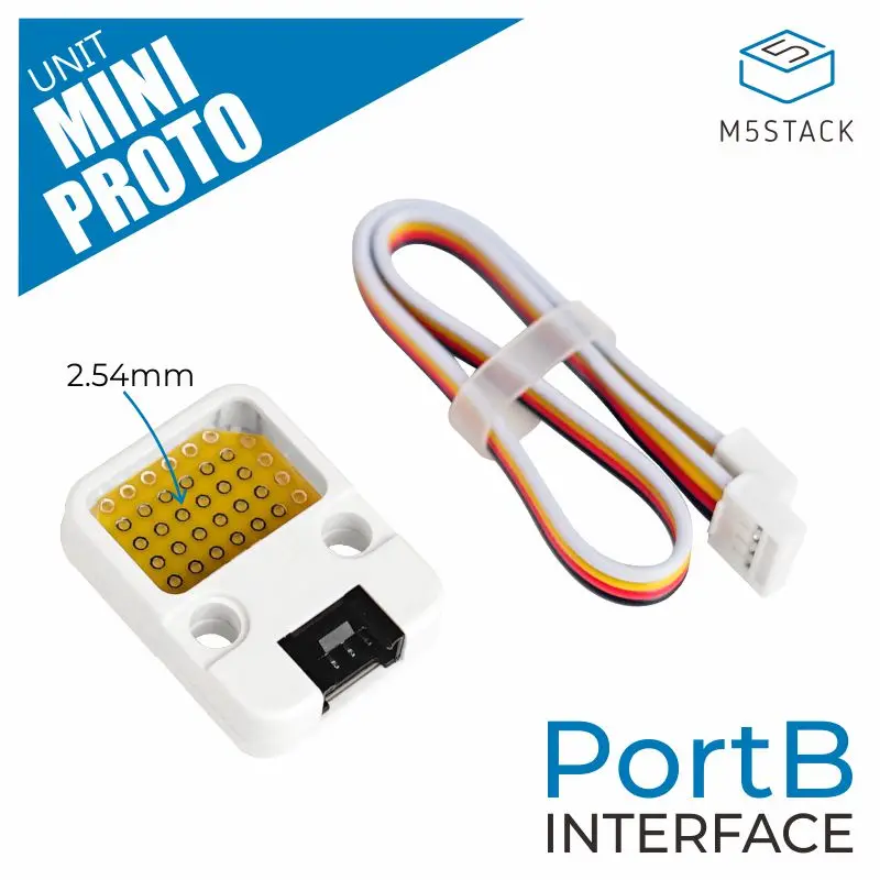 M5Stack мини Proto плата блок прототипирование 2 54 мм PCB роща порт совместимый ESP32