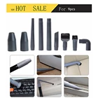 Детали 9 шт.компл. универсальные аксессуары для пылесоса набор многофункциональных угловых щеток пластиковая насадка