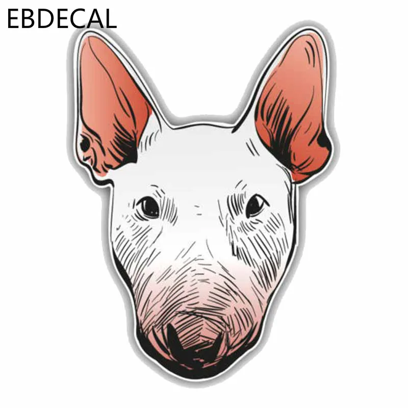 Ebdeckle бультерьер собака голова ПВХ животное домашнее для