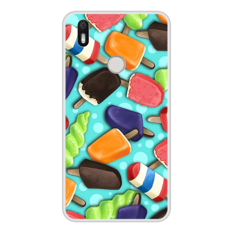 Чехол для BQ Aquaris X Pro мягкий силиконовый чехол телефона из ТПУ с крутым рисунком