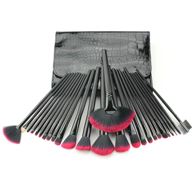 26 шт. деревянная щетка для макияжа наборы профессиональная косметика кисти