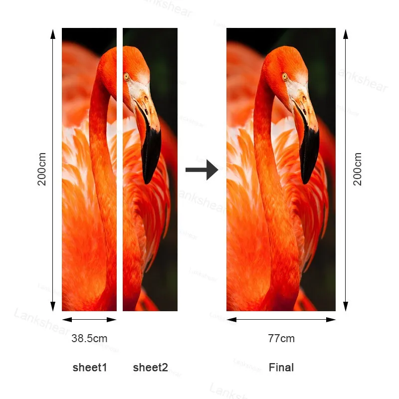 Diy черно-белые наклейки с животными 3D наклейка на дверь модная Африканская