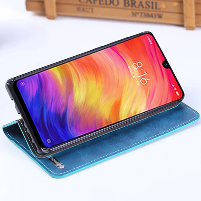 Флип-чехол для телефона Xiaomi 5 5s 8 9 9T A1 A2 A3 lite max 3 Poco F1 масло воск кожа Redmi 6 Note 7 7A 4 4X 6A Pro