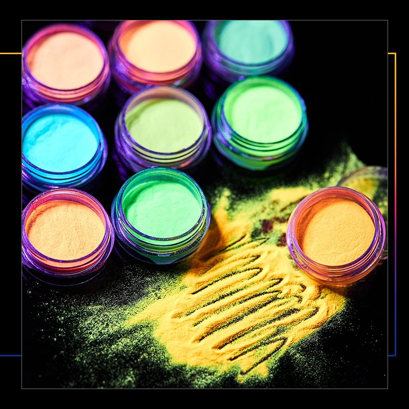 Флуоресцентный порошок флуоресцентный эффект | Красота и здоровье