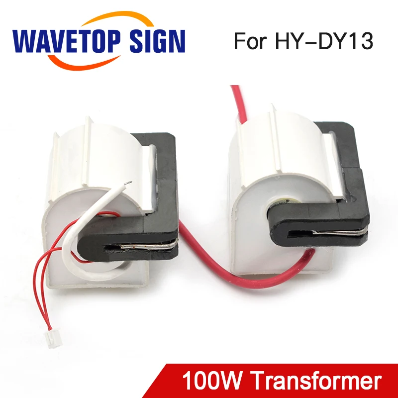 

WaveTopSign HY-80TC-3T*2 100W High Voltage Flyback Transformer use for RECI Laser Power Supply DY13 100W 2PCS/Lots