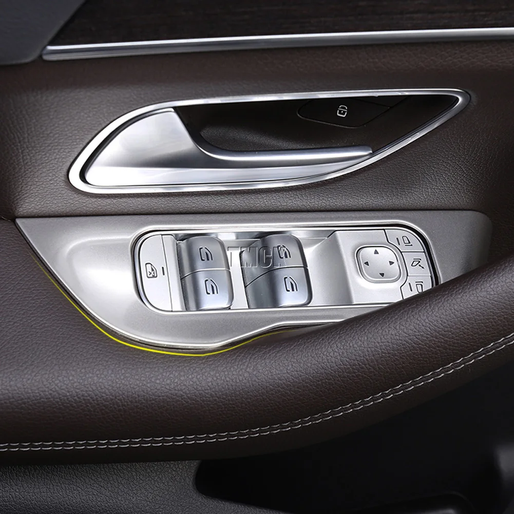 Накладка для кнопки подъема стекла Mercedes Benz GLE GLS Class W167 V167 X167 2020 2021 + нержавеющая