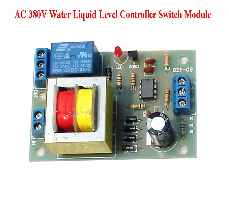Переменный ток 380 В 10 А контроль уровня жидкости переключатель управления модуль