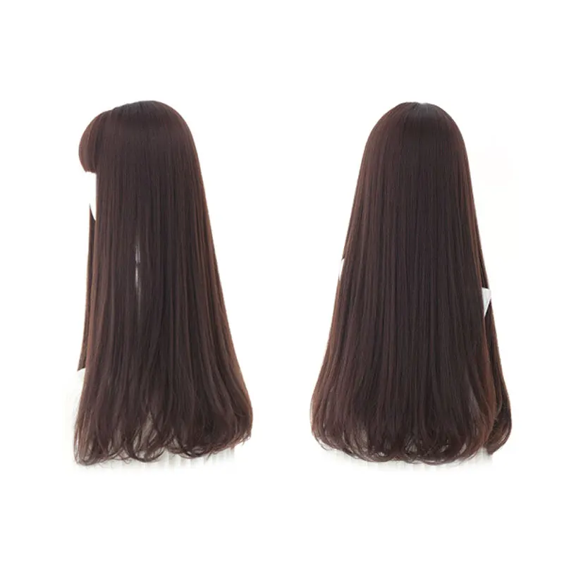 DM COS ролевые игры матовый высокотемпературный Шелковый парик дамы длинный объем